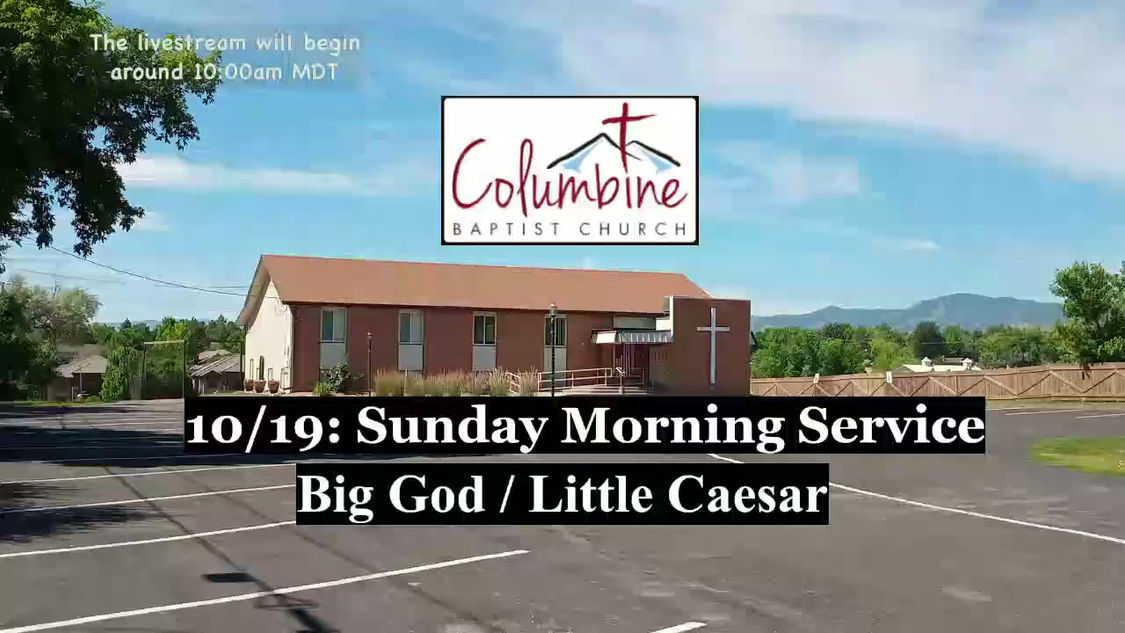 10/19: Big God / Little Caesar